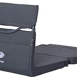 blissage Foam Quiet Fiesta Light Weight Floor Meditation Chair With Back Rest Support (Grey)-picture-29