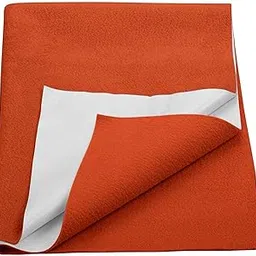 Trance Water Proof Bed Dry Sheets for Kids | Baby Bed Protectors | Mattress Protectors for New Born Children | Bedsheet Cover Mats for Wet (70x50 cm, Small, Brick Red)-picture-43