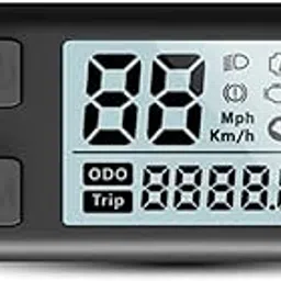 Topyond Electric Bike LCD Display Meter, 24V 36V 48V Cycling Speedometer Odometer Bike Computer Panel, Ebike Display for Electric Scooter 22.2mm/0.9in Handlebars-image-26