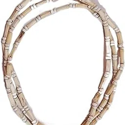 Vrindavanstore.in Designer Tulsi Kanthi Mala in 2 Round for Neckwear and Krishna Puja Wood tulsi mala-image-49