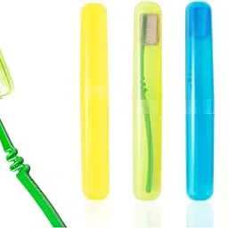 Flexi Toothbrush Set – Pack of 4 Toothbrushes with Anti-Bacterial Container & Hygiene Caps for Home and Travel Use- EXTRA HYGIENE PROTECTION-picture-35