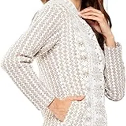 aarika Womens Blue Colour Floral Woolen Cardigan-picture-45