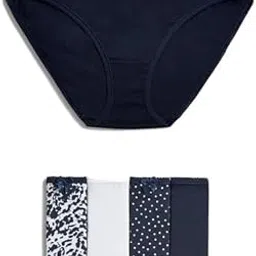 marks & spencer Women's Cotton Blend Modern Regular Solid Bikini Style Underwear-picture-28