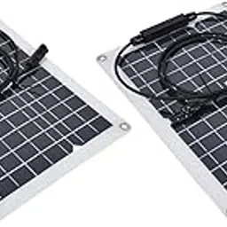 UniMarket® Solar Panel, Lightweight Stable Portable Monocrystalline Solar Panel Starter Kit Flexible 15W for Boat Caravan RV Charging'-picture-13