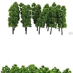 Merishopp 120pc 1/100 Sacle Railroad Tree Model for Train Railway Park Street Layout|Toys & Hobbies | Model Railroads & Trains | HO Scale | Parts & Accessories-image-89