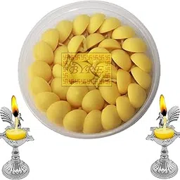 Byre Pure Cow Ghee Wicks 2 Boxes | Each Box 60 Wicks 30 Min Burning Time-picture-62