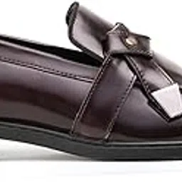 monkstory Men's Matte Belted Slip-on Shoes-picture-36