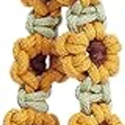Sunflower Bag Charms,Lanyard Keychain, Cute Keychains for Women and Men, Lightweight Cotton and Linen Key Chain with Sunflower Detail, Perfect for Daily Use and Gifts-image-49