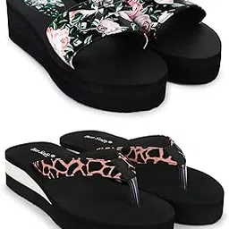 twosoft Women Combo Pack Of 2 Stylish Light & Soft Comfortable Slippers-picture-46