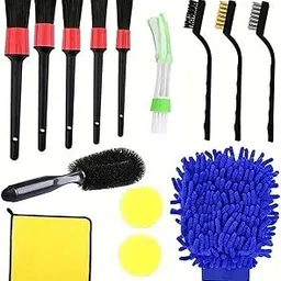 SECRET DESIRE Car Interior Exterior Detailing Brush Set for Air Vents, Dashboard Versatile 14Pcs|Motors|Automotive Tools & Supplies|Automotive Care & Detailing|Other Automotive Care Supplies-image-93