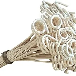 Pure Source India Rattan & Wicker Spiral Reed Diffuser Sticks | Decoration Sticks for Vase (6 inch - 10 Pieces)-image-66