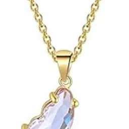 Rose Gold Plated Stylish Butterfly Jewellery Necklace Set for Women, Birthday Gift for girls and women Anniversary Gift for Wife-image-66