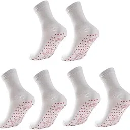 ATORSE 3 Pairs Self Heating Socks Heat Insulated Warm Foot for Hiking Camping White- Sporting Goods- Winter Sports- Accessories- Hand & Foot Warmers-image-69