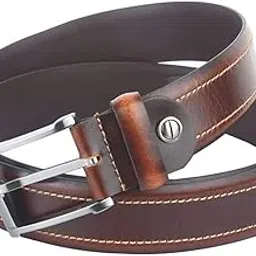Al Khidmat Mens/Gents/Boys Genuine Original Leather Belt | Formal/Casual | Brown/Black/Tan Colour | 28 to 44 Sizes | 1 Year Warranty-image-59