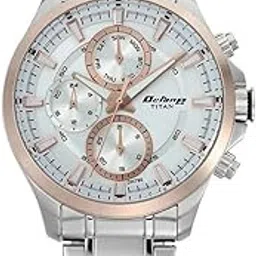 titan Octane White Dial Quartz Multifunction Stainless Steel Strap watch for Men-NS90104KM03/NT90104KM03-picture-53