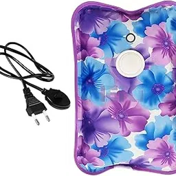 Commence Electric Hot Warm Water Heating Bag for Instant Pain Relief in Menstrual Cramps, Arthritis, Back Pain Hot Water Bottle | 2 Hours Retention | Quick Charging | (Multicolour)-image-99