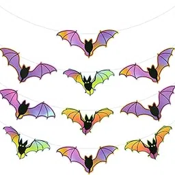 Rozi Decoration Halloween Bat Decor Hanging Banner for Home Decoration Pack of 1 Set | Halloween Hanging Decorations Ornament for Home, Shop, Horror Birthday Party-image-57