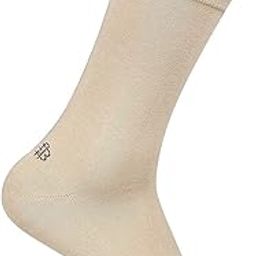 bonjour Men's Full Length Formal Socks - Beige, Free Size-picture-14
