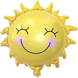 Sun Smiling Face Foil Balloon – Large Gold Sunshine Balloon for Summer Birthday, Baby Shower & Kids’ Sunny Theme Party Decoration-picture-22