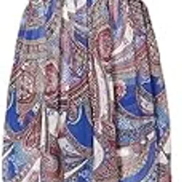 bnf Women 3 Piece Swimsuit Floral Bikini + Halter Beachwear Long Dress L Blue-Clothing, Shoes & Accessories - Womens Clothing - Swimwear-picture-41