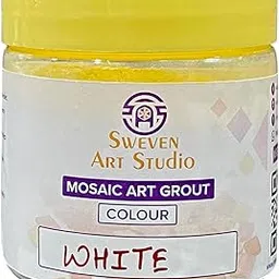 Sweven Art, Ready-To-Mix Tile Grout Powder For Mosaic Art In White Color (Pack of 100Gms)-picture-21