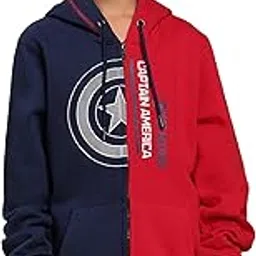 Kidsville Captain America Printed Regular Fit Multicolor Ploycotton Boy's Sweatshirt-picture-19