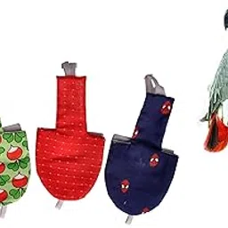 Taiyo Pluss Discovery® Bird Diaper(Size : Large, 9.5 X 22 cm), Reusable and Washable Flight Suit Liners,Suitable for-Grey Parrots, Macaws, Conures,Large Birds,(Colour May Vary)(Pack of 3)-image-64