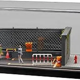 FABLOFT 1/64 Parking Lot Scene Display Case Alloy Car Model Toy Display Stand-picture-26
