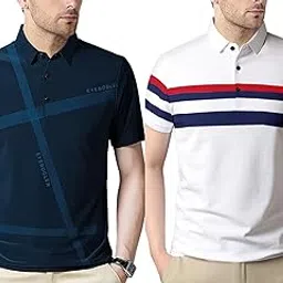 noble monk Men's Regular Fit Polo T Shirt |Half Sleeves |Collar Tshirts | Casual T-Shirt for Men-picture-16