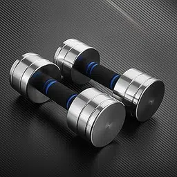 GYM BANDITS Steel Dumbbell Set (2.5KGPAIR),Fixed Dumbbells Set with Foam Handles Fitness Dumbells Sets for Men, Women, Chrome Plated Steel Dumbbells Set of 2 Chrome Dumbbell Pair of 2 Heavy Dumbbells-picture-12