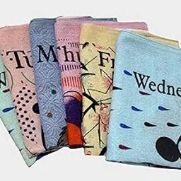 DadBe 100% Cotton 1 Piece Hand Towel Set (1, Tiffin Towel Butterfly Cartoon 16X26)-picture-31