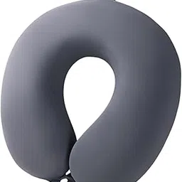 ATORSE U Shaped Flight Travel Pillow for Train Bus Trip 30x29x10cm Ergonomic Design Dark Grey-picture-36
