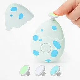 BTfash Baby Nail Trimmer Electric Manicure Set, Gentle & Safe Nail File for Newborns, Infants & Toddlers with 3 Grinding Heads, Quiet Operation & Protective Eggshell Case, (NT002_Sky_BLU)-image-73