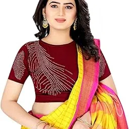 sheandparag Dimond Sleeves Designer Blouse for Women-picture-20