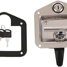 ATORSE Stainless Steel RV Trailer Car Paddle Handle Truck Toolbox Lock Latch Key-image-21