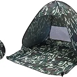 FASHIONMYDAY Pop up Tent Portable Tent Sun Protection Beach Tent for Fishing Picnic Beach Green Sports, Fitness & Outdoors| Outdoor Recreation| Camping & Hiking| Tents| Dome Tents-picture-14