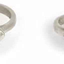 by Caratlane Chaukhdi Toe Rings in Oxidised 925 Silver for women-image-71