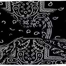 future tabs Paisley Print Wide Bandana Knot Headband - Black | Criss Cross Head Hair Wrap Cloth For Men & Women | Stretchable & Comfortable Headbands For Yoga, Jogging and Gym - Pack Of 1-picture-54