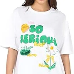 bewakoof Women's Oversized Fit T-Shirt-picture-23