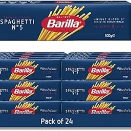 Barilla Pasta Spaghetti Durum Wheat, 500 Gram (Pack Of 24)-picture-28