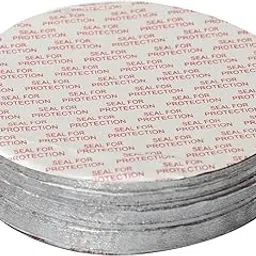 Aluminium Foil for Packing HDPE Plastic Jars & Bottles | Jar Sealing Foil | Silver Induction Seal Liner for Leak-Proof Packaging (45mm - 500pcs)-picture-10