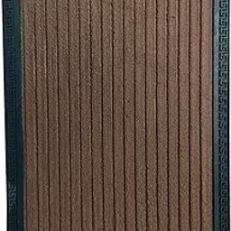 Rubber Coir Molded Entryway Rug for Indoor & Covered Door Entrances Driver Foot Mat 1 pc (Coffee)-picture-16
