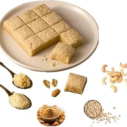 LONAVALA FOODS Famous Mawa Malai Chikki - 250 grams | No Added Preservatives and Colours | Indian Sweet Gajak Soft & Creamy Butter Khoya Chikki Bars-picture-68