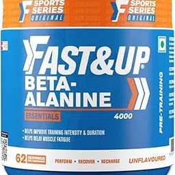 FAST&UP Beta-Alanine Essentials (250gms, 4gms per serving, 62 Servings) | Helps Increase Workout Capacity, Strength & Endurance | Helps Delay Muscle Fatigue-picture-21