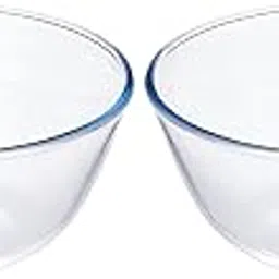 Amazon Brand - Solimo Borosilicate Glass Mix Bowl | Set of 2 | 2,650 ML Each | Transparent-picture-20