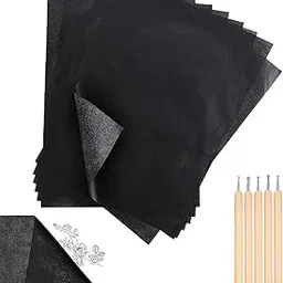 105 Pcstracing Paper for Drawing, Contains 100 Rectangular Pieces of Paper and 5 Pens Can Work Effectively on Different Types, Suitable for Various Writing Tools-picture-13