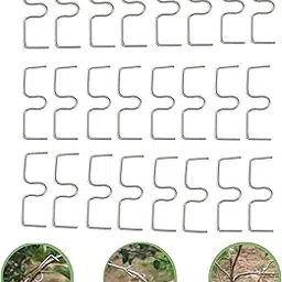 Fruit Tree Branch Puller Tying Machine Farm Tools New Plum Tree Open Angle Pull Branch stereotyped Branch Bending Tool Used to Support The Growth and Fruiting of Branches (M-3.15" 24PCS)-image-50