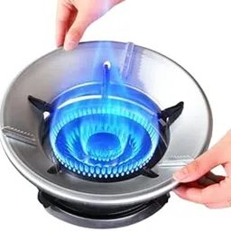 SHOPRISTA INTERNATIONAL Pack of 2 Premium Gas Saver Burner Stand Chula Burner Saver Jali Ring Fire & Windproof Energy Saving Chula Support Legs Supported for Indian Gas-picture-19
