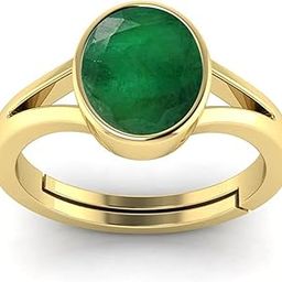 todani jems 8.25 Ratti Natural Certified Emerald Panna Ring For Unisex Adult-picture-19