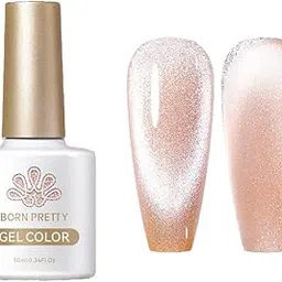 Born Pretty 10ml Sea Blue Cat Magnetic Gel Polish from BELLE GAGA Color UV LED Gel Polish for professional/Home use (56466-02, 10ml)-image-5